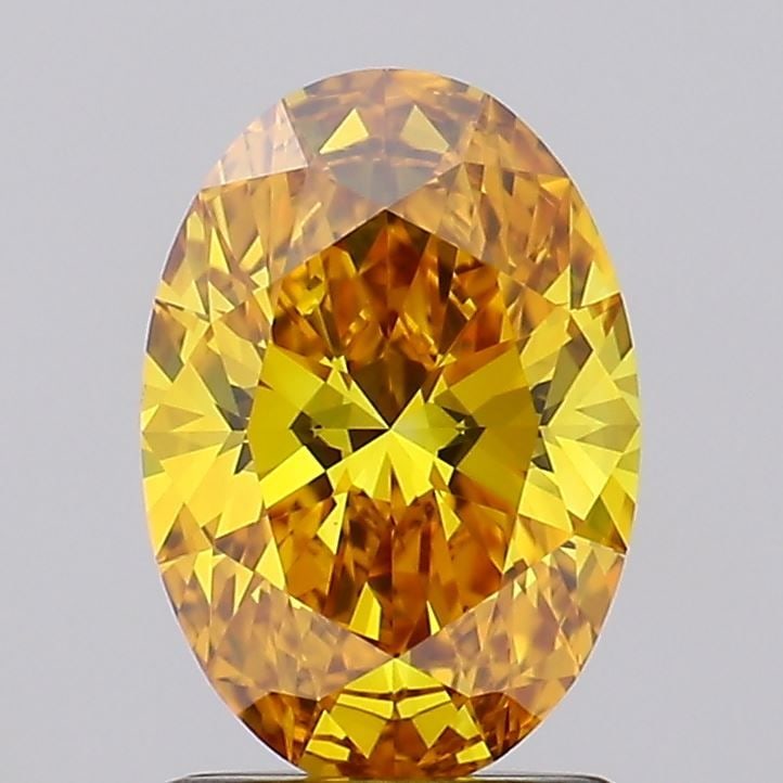 Loose Diamond - OVAL 1.39ct Fancy Vivid Yellow VVS2: Loose Diamond - OVAL 1.39ct Fancy Vivid Yellow VVS2 Source: This is a real non-mined Diamond that has been grown in a lab Shape: OVAL Carats: 1.39 Color: Fancy Vivid Yellow Certification: IGI Video: