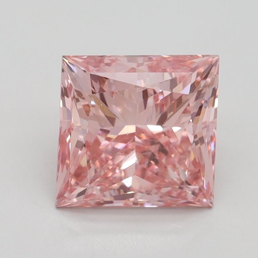 Loose Diamond - PRINCESS 2.04ct Fancy Vivid Pink VS2: Loose Diamond - PRINCESS 2.04ct Fancy Vivid Pink VS2 Source: This is a real non-mined Diamond that has been grown in a lab Shape: PRINCESS Carats: 2.04 Color: Fancy Vivid Pink Certification: IGI Video