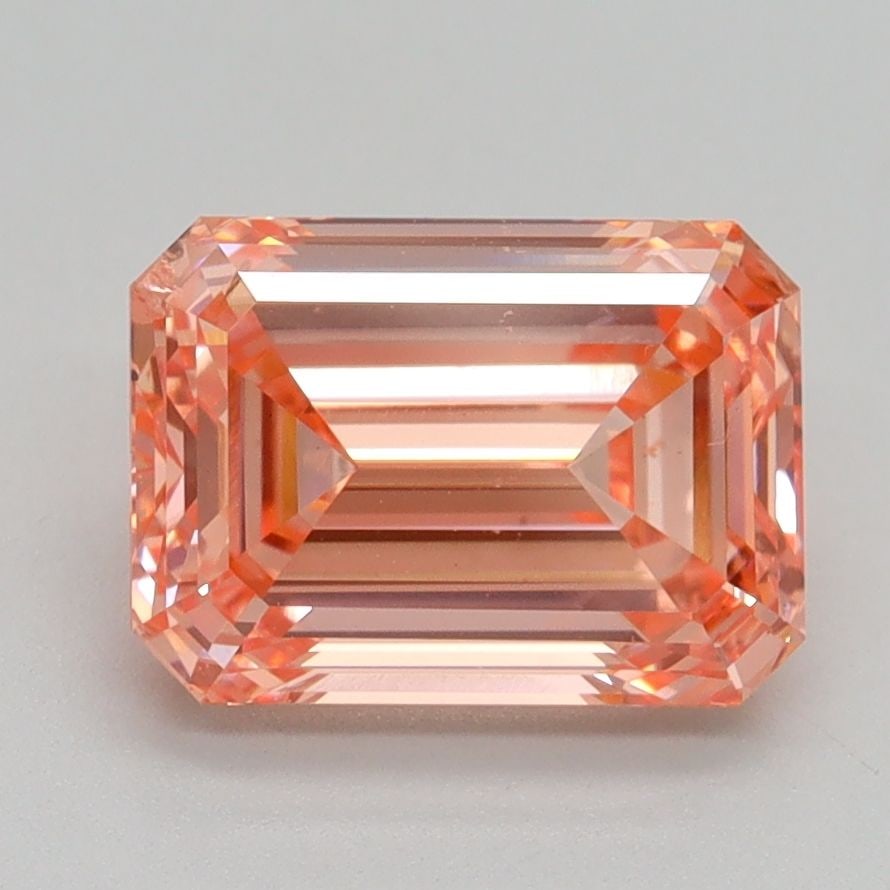 Loose Diamond - EMERALD 2.51ct Fancy Intense Pink SI1: Loose Diamond - EMERALD 2.51ct Fancy Intense Pink SI1 Source: This is a real non-mined Diamond that has been grown in a lab Shape: EMERALD Carats: 2.51 Color: Fancy Intense Pink Certification: IGI Vid