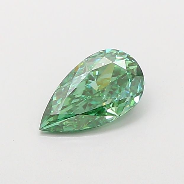 Loose Diamond - PEAR 1.0ct Fancy Vivid Green VVS2: Loose Diamond - PEAR 1.0ct Fancy Vivid Green VVS2 Source: This is a real non-mined Diamond that has been grown in a lab Shape: PEAR Carats: 1.0 Color: Fancy Vivid Green Certification: IGI Video: