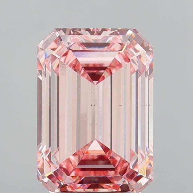 Loose Diamond - EMERALD 3.03ct Fancy Intense Pink VS2: Loose Diamond - EMERALD 3.03ct Fancy Intense Pink VS2 Source: This is a real non-mined Diamond that has been grown in a lab Shape: EMERALD Carats: 3.03 Color: Fancy Intense Pink Certification: IGI Vid