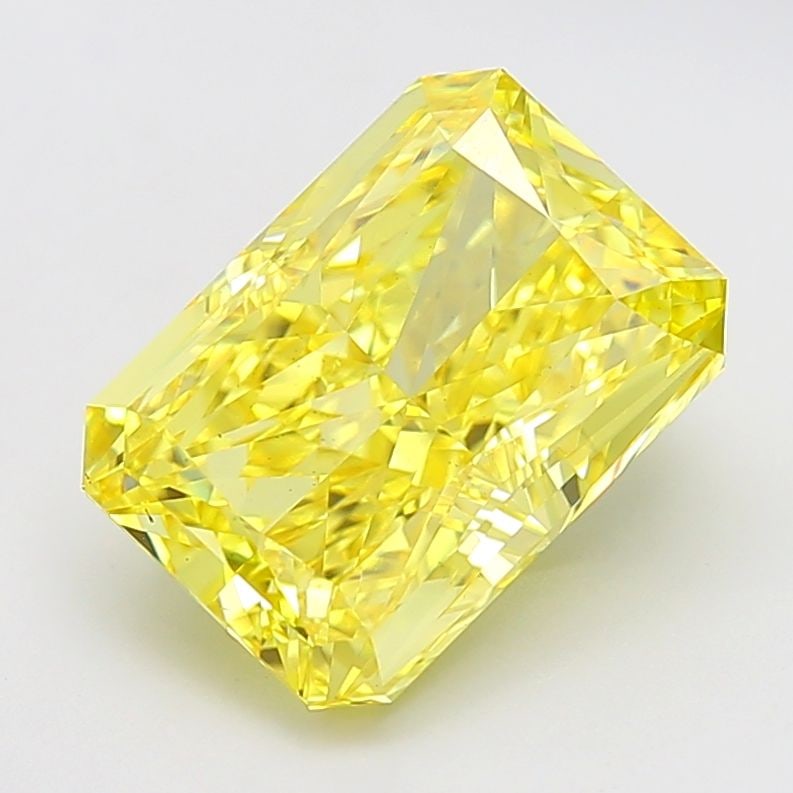 Loose Diamond - RADIANT 7.06ct Fancy Vivid Yellow VS1: Loose Diamond - RADIANT 7.06ct Fancy Vivid Yellow VS1 Source: This is a real non-mined Diamond that has been grown in a lab Shape: RADIANT Carats: 7.06 Color: Fancy Vivid Yellow Certification: IGI Vid