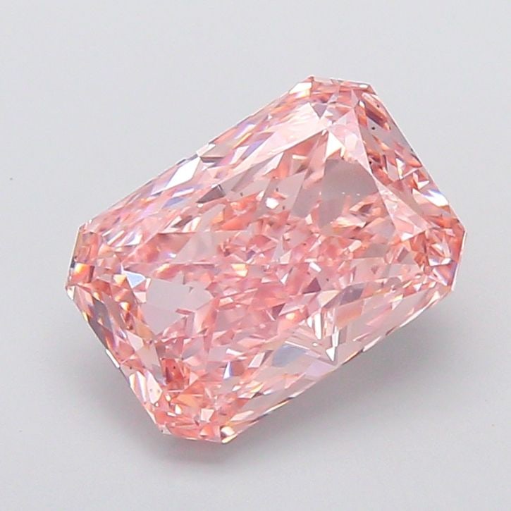 Loose Diamond - RADIANT 4.71ct Fancy Vivid Pink VS1: Loose Diamond - RADIANT 4.71ct Fancy Vivid Pink VS1 Source: This is a real non-mined Diamond that has been grown in a lab Shape: RADIANT Carats: 4.71 Color: Fancy Vivid Pink Certification: IGI Video: