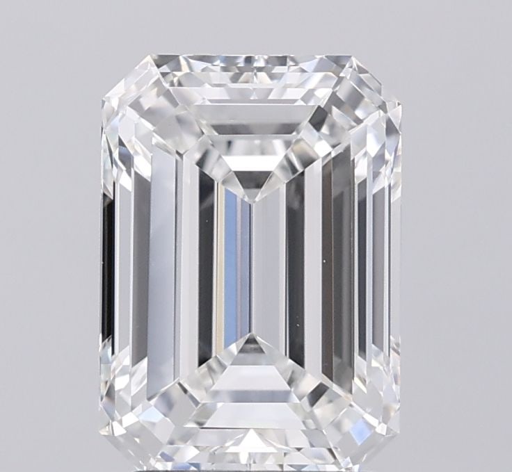 Loose Diamond - EMERALD 3.0ct F VVS2: Loose Diamond - EMERALD 3.0ct F VVS2 Source: This is a real non-mined Diamond that has been grown in a lab Shape: EMERALD Carats: 3.0 Color: F Clarity: VVS2 Certification: IGI Video: