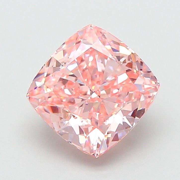 Loose Diamond - CUSHION MODIFIED 2.61ct Fancy Intense Pink VS1: Loose Diamond - CUSHION MODIFIED 2.61ct Fancy Intense Pink VS1 Source: This is a real non-mined Diamond that has been grown in a lab Shape: CUSHION MODIFIED Carats: 2.61 Color: Fancy Intense Pink Cert