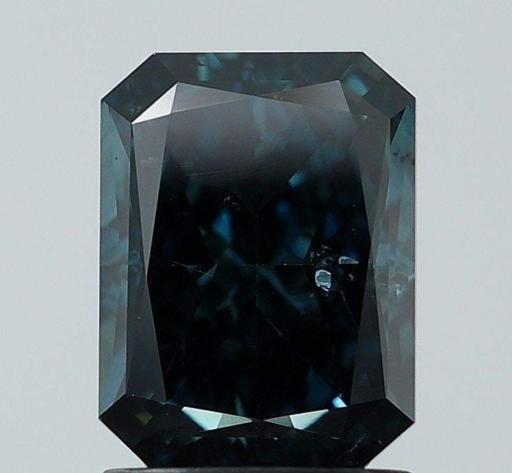Loose Diamond - RADIANT 2.02ct Fancy Vivid Blue SI2: Loose Diamond - RADIANT 2.02ct Fancy Vivid Blue SI2 Source: This is a real non-mined Diamond that has been grown in a lab Shape: RADIANT Carats: 2.02 Color: Fancy Vivid Blue Certification: NONE Video: