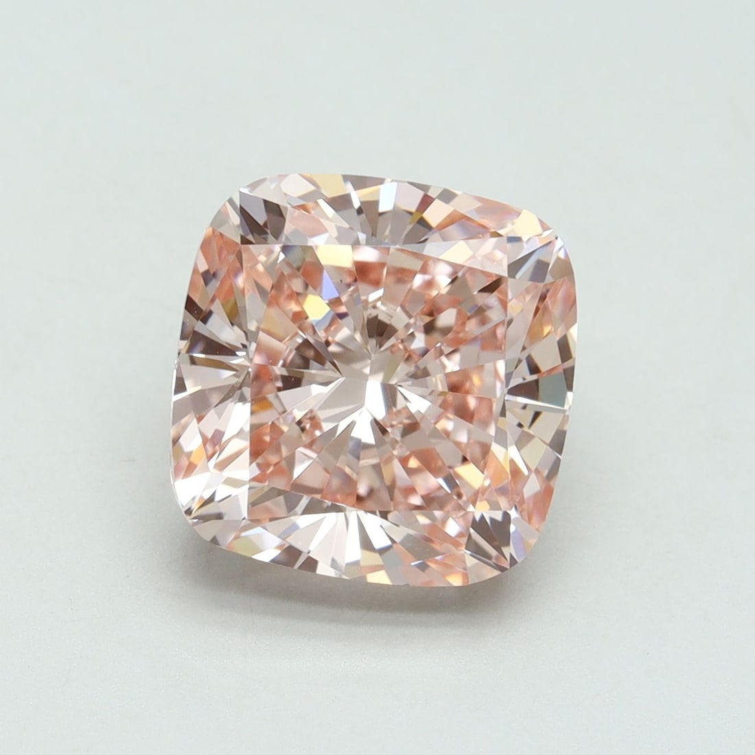 Loose Diamond - CUSHION BRILLIANT 5.01ct Fancy Intense Pink VS1: Loose Diamond - CUSHION BRILLIANT 5.01ct Fancy Intense Pink VS1 Source: This is a real non-mined Diamond that has been grown in a lab Shape: CUSHION BRILLIANT Carats: 5.01 Color: Fancy Intense Pink Ce