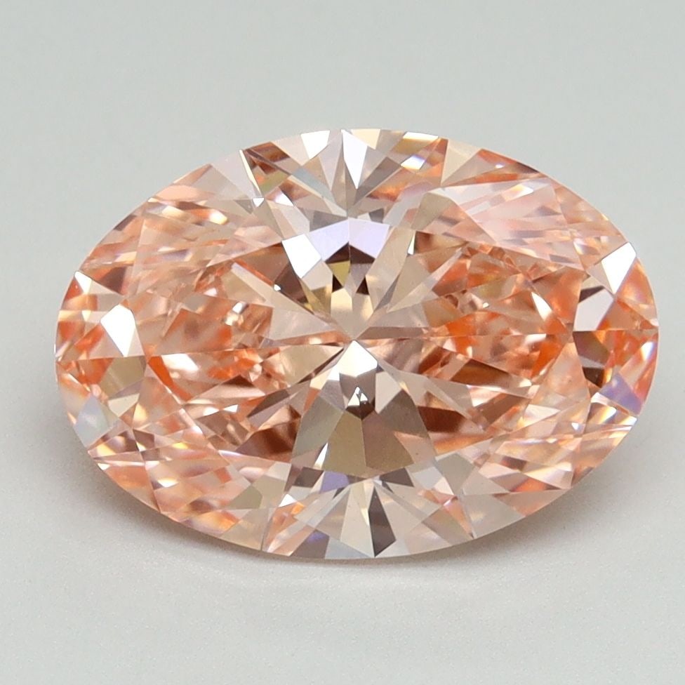 Loose Diamond - OVAL 3.03ct Fancy Vivid Pink VS1: Loose Diamond - OVAL 3.03ct Fancy Vivid Pink VS1 Source: This is a real non-mined Diamond that has been grown in a lab Shape: OVAL Carats: 3.03 Color: Fancy Vivid Pink Certification: IGI Video: