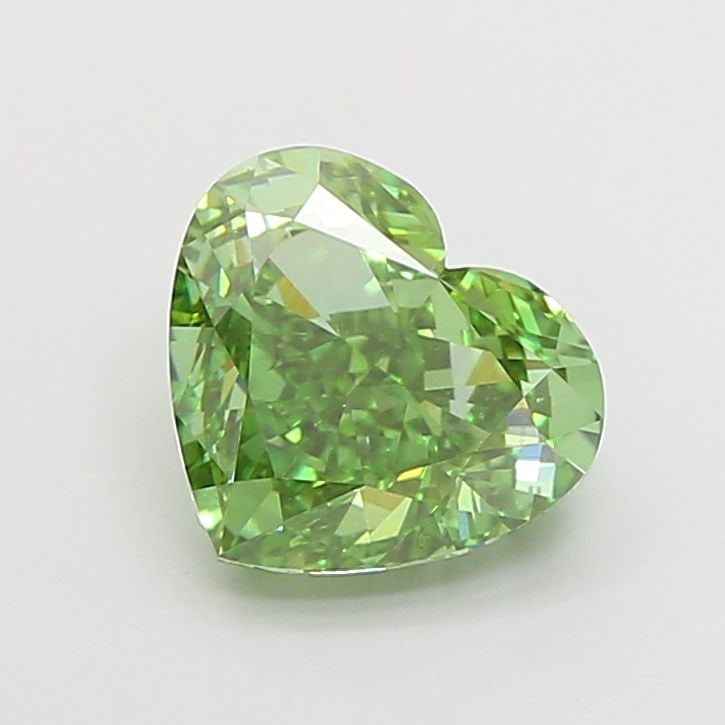 Loose Diamond - HEART 3.27ct Fancy Vivid Green VVS2: Loose Diamond - HEART 3.27ct Fancy Vivid Green VVS2 Source: This is a real non-mined Diamond that has been grown in a lab Shape: HEART Carats: 3.27 Color: Fancy Vivid Green Certification: IGI Video: