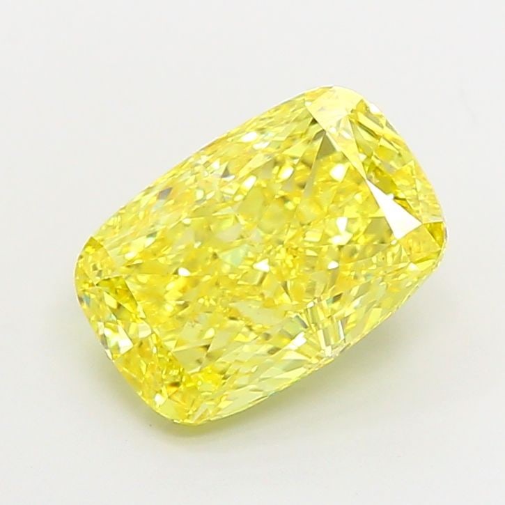 Loose Diamond - CUSHION MODIFIED 4.65ct Fancy Vivid Yellow VS1: Loose Diamond - CUSHION MODIFIED 4.65ct Fancy Vivid Yellow VS1 Source: This is a real non-mined Diamond that has been grown in a lab Shape: CUSHION MODIFIED Carats: 4.65 Color: Fancy Vivid Yellow Cert