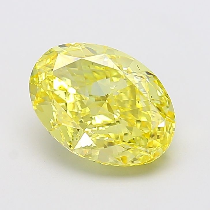 Loose Diamond - OVAL 4.01ct Fancy Intense Yellow VS1: Loose Diamond - OVAL 4.01ct Fancy Intense Yellow VS1 Source: This is a real non-mined Diamond that has been grown in a lab Shape: OVAL Carats: 4.01 Color: Fancy Intense Yellow Certification: IGI Video