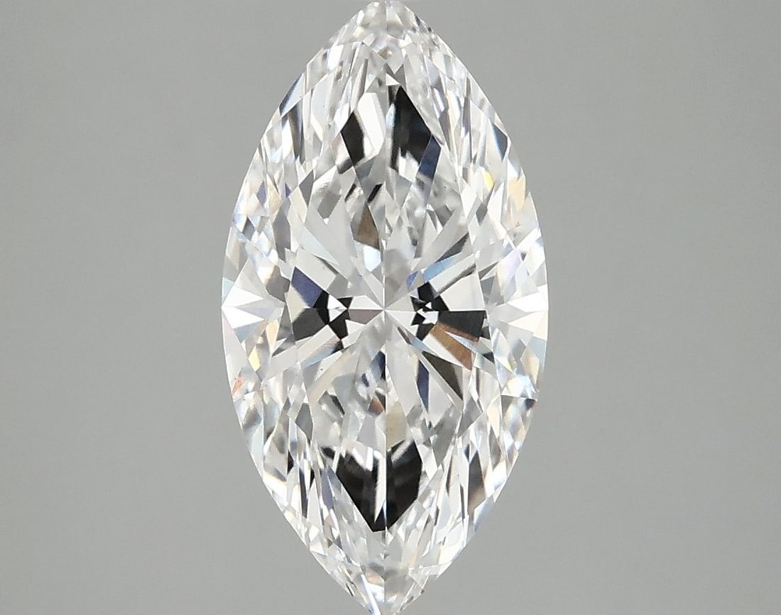 Loose Diamond - MARQUISE 2.52ct E VS1: Loose Diamond - MARQUISE 2.52ct E VS1 Source: This is a real non-mined Diamond that has been grown in a lab Shape: MARQUISE Carats: 2.52 Color: E Clarity: VS1 Certification: IGI Video: