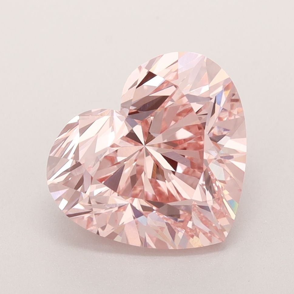 Loose Diamond - HEART 3.36ct Fancy Vivid Pink VVS2: Loose Diamond - HEART 3.36ct Fancy Vivid Pink VVS2 Source: This is a real non-mined Diamond that has been grown in a lab Shape: HEART Carats: 3.36 Color: Fancy Vivid Pink Certification: IGI Video: