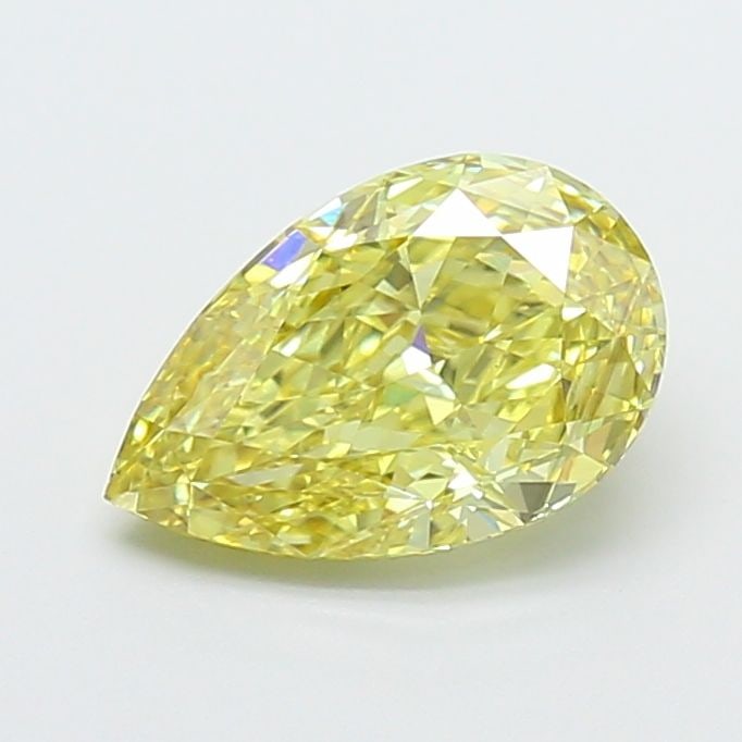 Loose Diamond - PEAR 1.79ct Fancy Intense Yellow VVS2: Loose Diamond - PEAR 1.79ct Fancy Intense Yellow VVS2 Source: This is a real non-mined Diamond that has been grown in a lab Shape: PEAR Carats: 1.79 Color: Fancy Intense Yellow Certification: IGI Vide