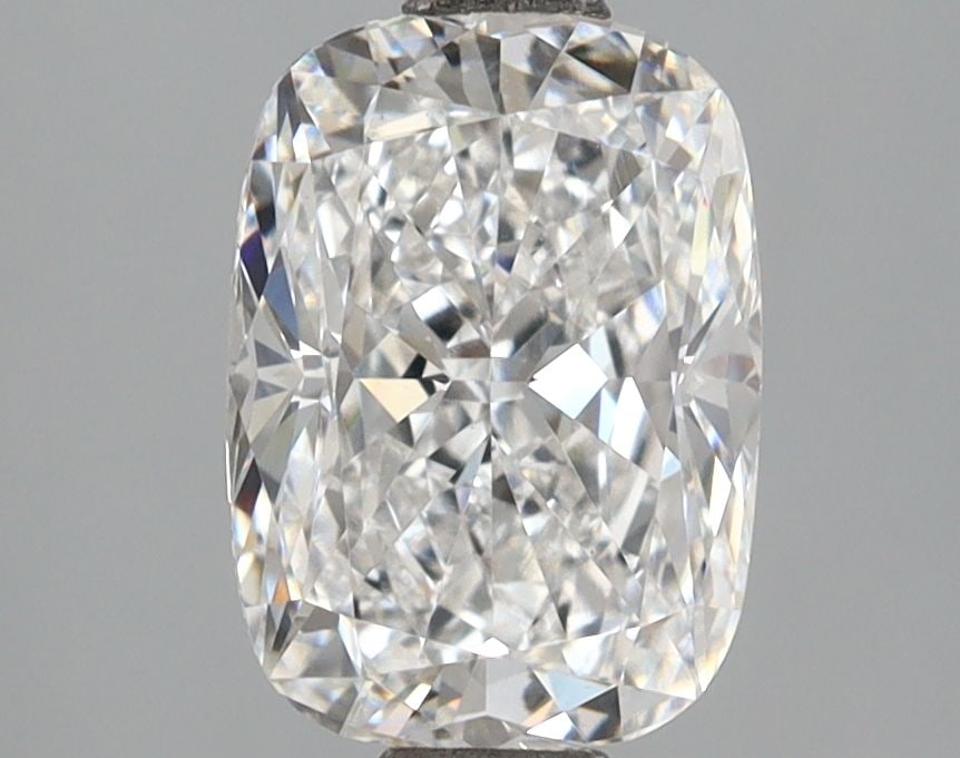 Loose Diamond - CUSHION MODIFIED 2.12ct E VS1: Loose Diamond - CUSHION MODIFIED 2.12ct E VS1 Source: This is a real non-mined Diamond that has been grown in a lab Shape: CUSHION MODIFIED Carats: 2.12 Color: E Clarity: VS1 Certification: IGI Video: