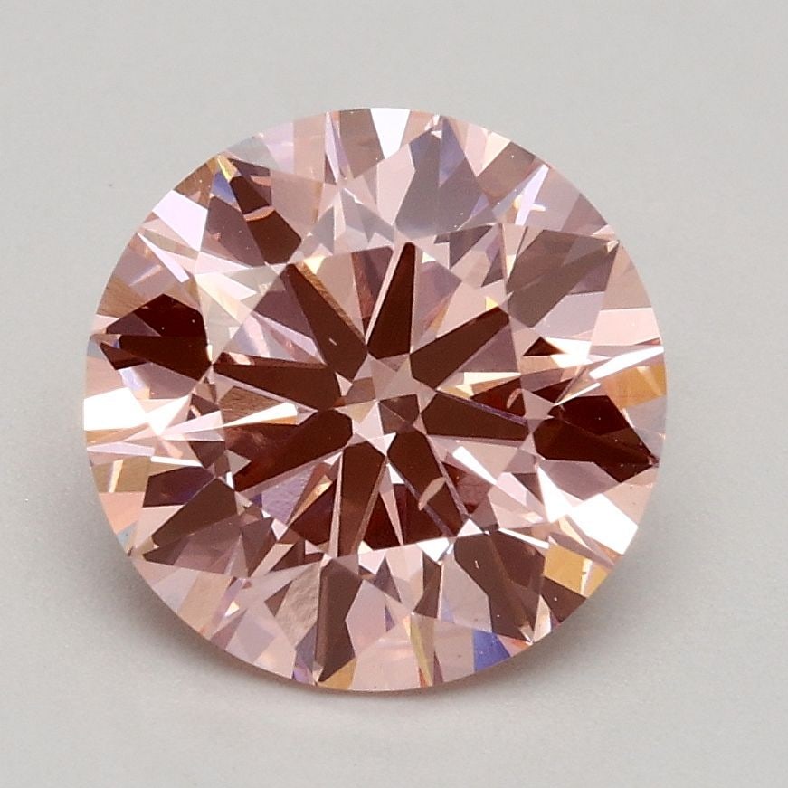 Loose Diamond - ROUND 1.7ct Fancy Intense Pink SI1: Loose Diamond - ROUND 1.7ct Fancy Intense Pink SI1 Source: This is a real non-mined Diamond that has been grown in a lab Shape: ROUND Carats: 1.7 Color: Fancy Intense Pink Certification: IGI Video: