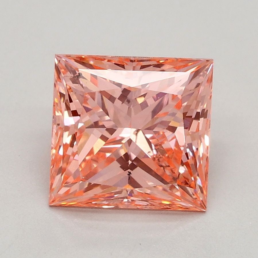 Loose Diamond - PRINCESS 1.7ct Fancy Intense Pink SI1: Loose Diamond - PRINCESS 1.7ct Fancy Intense Pink SI1 Source: This is a real non-mined Diamond that has been grown in a lab Shape: PRINCESS Carats: 1.7 Color: Fancy Intense Pink Certification: IGI Vid