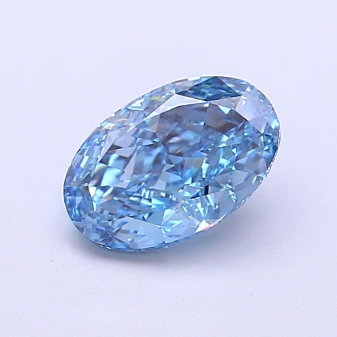 Loose Diamond - OVAL 1.12ct Fancy Vivid Blue VVS2: Loose Diamond - OVAL 1.12ct Fancy Vivid Blue VVS2 Source: This is a real non-mined Diamond that has been grown in a lab Shape: OVAL Carats: 1.12 Color: Fancy Vivid Blue Certification: IGI Video: