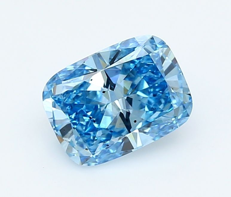 Loose Diamond - CUSHION MODIFIED 2.16ct Fancy Vivid Blue SI1: Loose Diamond - CUSHION MODIFIED 2.16ct Fancy Vivid Blue SI1 Source: This is a real non-mined Diamond that has been grown in a lab Shape: CUSHION MODIFIED Carats: 2.16 Color: Fancy Vivid Blue Certific