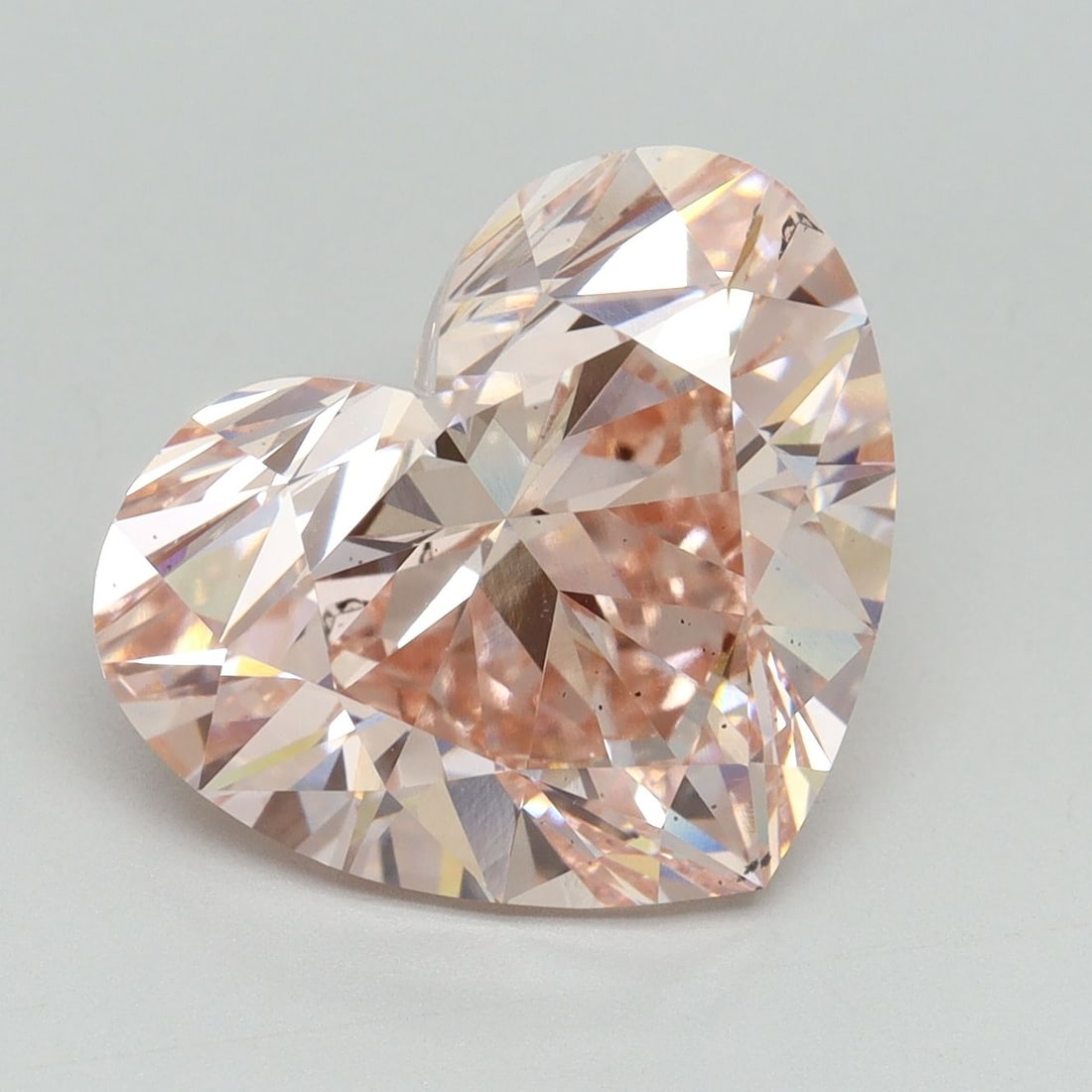 Loose Diamond - HEART 7.24ct Fancy Intense Pink VS2: Loose Diamond - HEART 7.24ct Fancy Intense Pink VS2 Source: This is a real non-mined Diamond that has been grown in a lab Shape: HEART Carats: 7.24 Color: Fancy Intense Pink Certification: IGI Video: