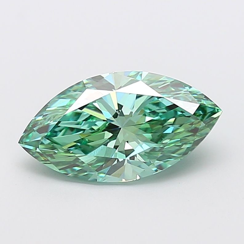 Loose Diamond - MARQUISE 2.95ct Fancy Vivid Green VS1: Loose Diamond - MARQUISE 2.95ct Fancy Vivid Green VS1 Source: This is a real non-mined Diamond that has been grown in a lab Shape: MARQUISE Carats: 2.95 Color: Fancy Vivid Green Certification: IGI Vid