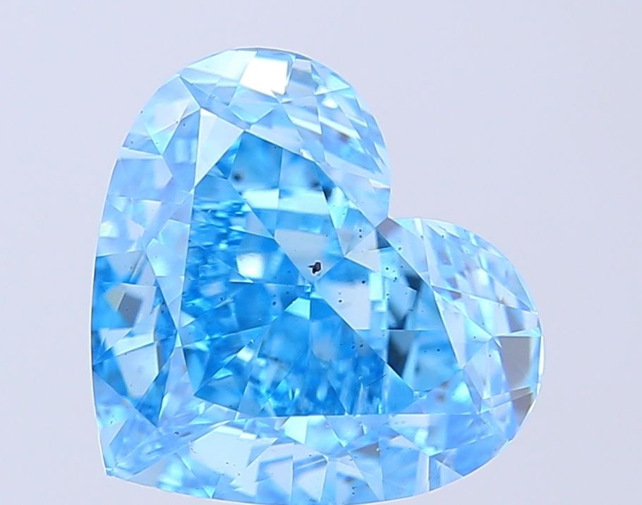 Loose Diamond - HEART 7.19ct Fancy Vivid Blue SI1 (1 of 1)