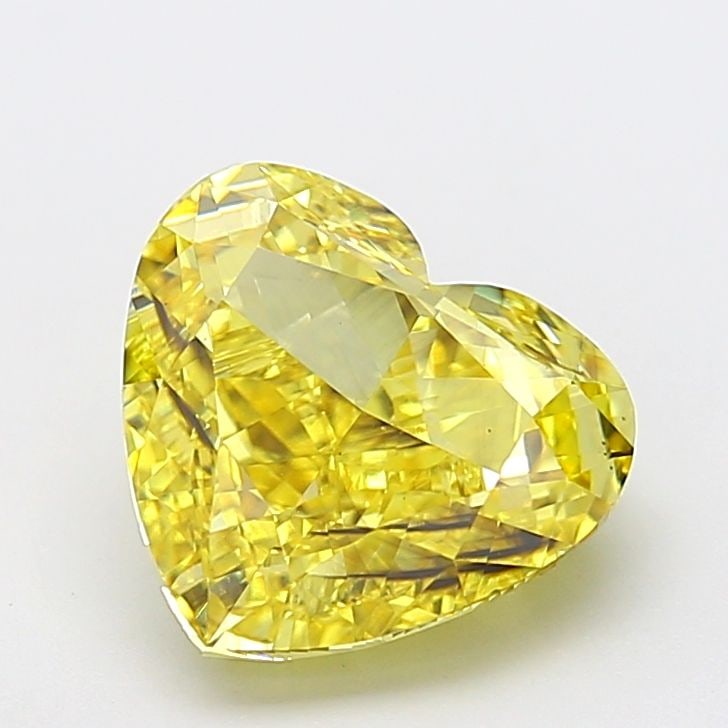 Loose Diamond - HEART 5.05ct Fancy Intense Yellow SI1: Loose Diamond - HEART 5.05ct Fancy Intense Yellow SI1 Source: This is a real non-mined Diamond that has been grown in a lab Shape: HEART Carats: 5.05 Color: Fancy Intense Yellow Certification: IGI Vid