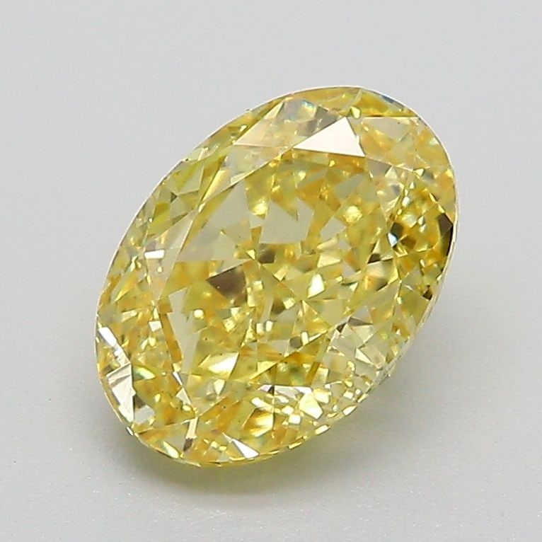 Loose Diamond - OVAL 1.71ct Fancy Intense Yellow VS2: Loose Diamond - OVAL 1.71ct Fancy Intense Yellow VS2 Source: This is a real non-mined Diamond that has been grown in a lab Shape: OVAL Carats: 1.71 Color: Fancy Intense Yellow Certification: IGI Video