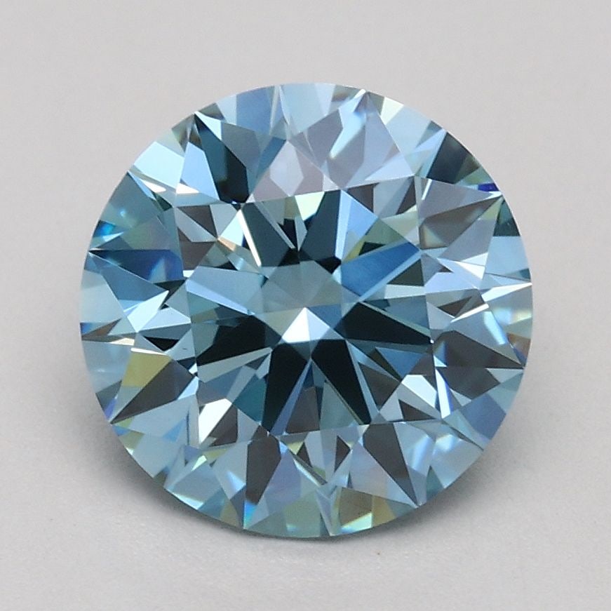 Ideal Loose Diamond - ROUND 1.76ct Fancy Intense Blue VVS2: Ideal Loose Diamond - ROUND 1.76ct Fancy Intense Blue VVS2 Source: This is a real non-mined Diamond that has been grown in a lab Shape: ROUND Carats: 1.76 Color: Fancy Intense Blue Certification: IGI 