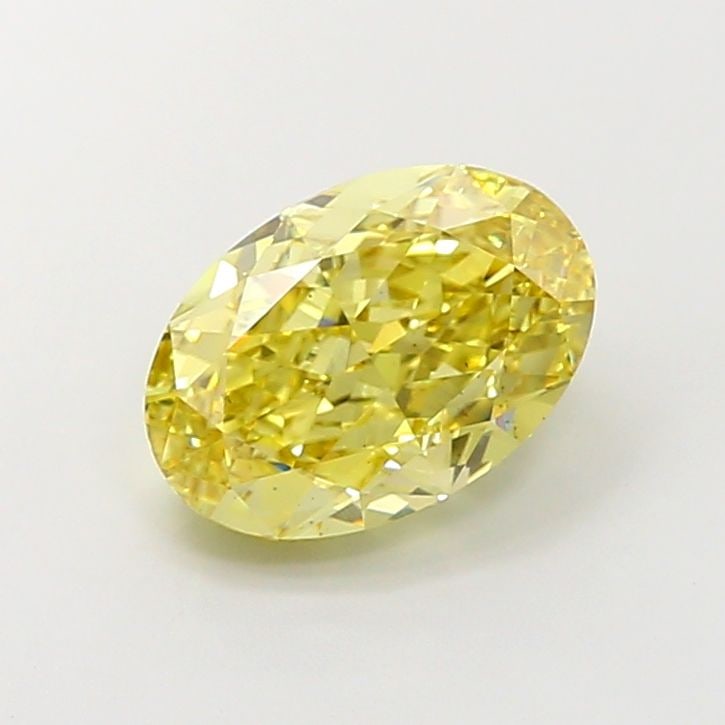 Loose Diamond - OVAL 4.38ct Fancy Intense Yellow VS2: Loose Diamond - OVAL 4.38ct Fancy Intense Yellow VS2 Source: This is a real non-mined Diamond that has been grown in a lab Shape: OVAL Carats: 4.38 Color: Fancy Intense Yellow Certification: IGI Video