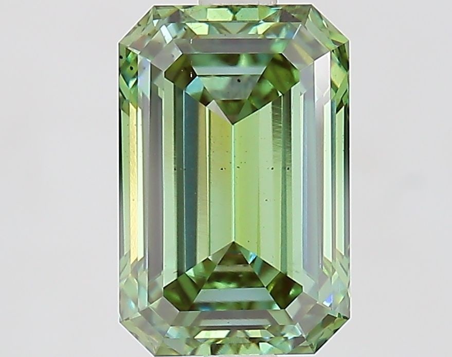 Loose Diamond - EMERALD 2.59ct Fancy Vivid Green VS2: Loose Diamond - EMERALD 2.59ct Fancy Vivid Green VS2 Source: This is a real non-mined Diamond that has been grown in a lab Shape: EMERALD Carats: 2.59 Color: Fancy Vivid Green Certification: IGI Video