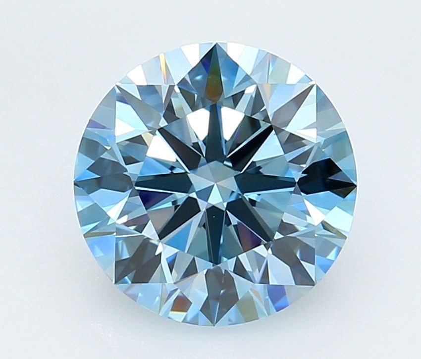 Ideal Loose Diamond - ROUND 3.12ct Fancy Vivid Blue VVS2: Ideal Loose Diamond - ROUND 3.12ct Fancy Vivid Blue VVS2 Source: This is a real non-mined Diamond that has been grown in a lab Shape: ROUND Carats: 3.12 Color: Fancy Vivid Blue Certification: IGI Vide