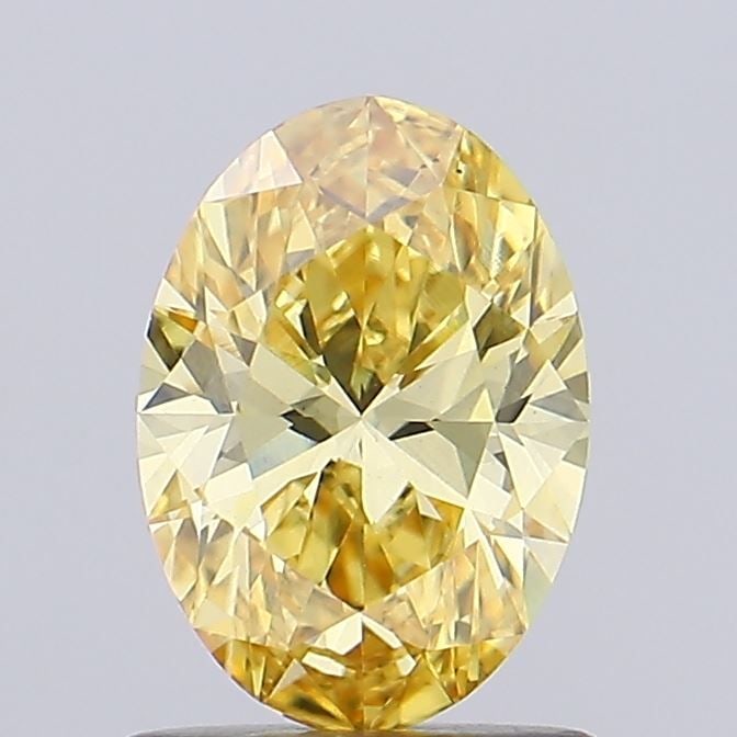 Loose Diamond - OVAL 1.0ct Fancy Intense Yellow VS1: Loose Diamond - OVAL 1.0ct Fancy Intense Yellow VS1 Source: This is a real non-mined Diamond that has been grown in a lab Shape: OVAL Carats: 1.0 Color: Fancy Intense Yellow Certification: IGI Video: