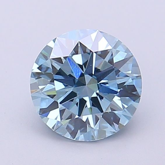Ideal Loose Diamond - ROUND 1.1ct Fancy Vivid Blue VS1: Ideal Loose Diamond - ROUND 1.1ct Fancy Vivid Blue VS1 Source: This is a real non-mined Diamond that has been grown in a lab Shape: ROUND Carats: 1.1 Color: Fancy Vivid Blue Certification: IGI Video: