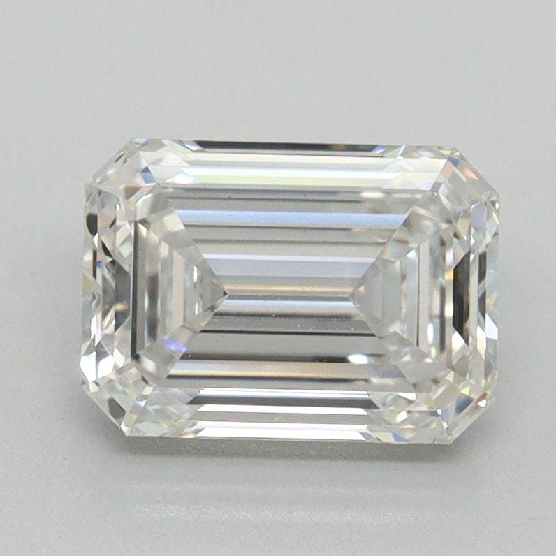 Loose Diamond - EMERALD 1.68ct F VS1: Loose Diamond - EMERALD 1.68ct F VS1 Source: This is a real non-mined Diamond that has been grown in a lab Shape: EMERALD Carats: 1.68 Color: F Clarity: VS1 Certification: NONE Video: