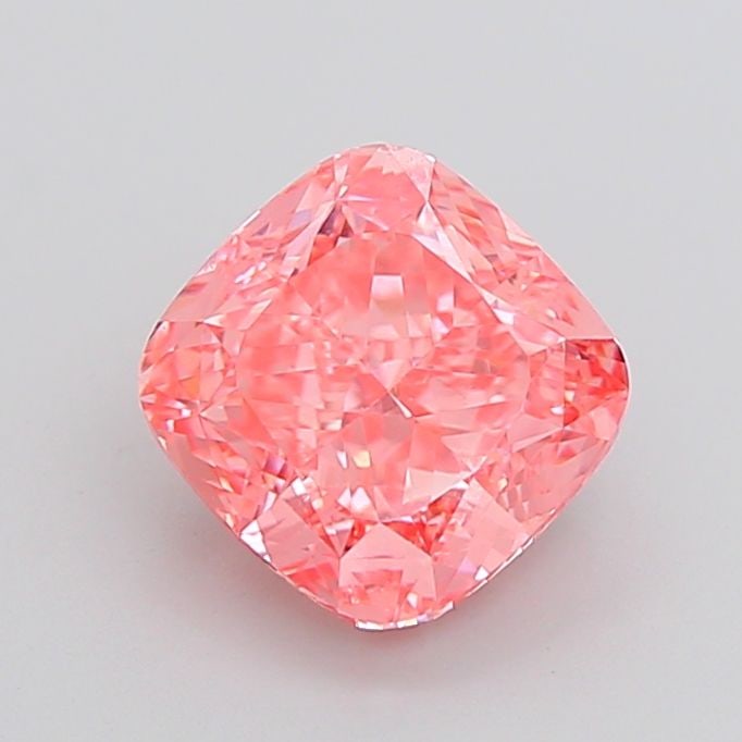 Loose Diamond - CUSHION MODIFIED 3.06ct Fancy Vivid Pink VS1: Loose Diamond - CUSHION MODIFIED 3.06ct Fancy Vivid Pink VS1 Source: This is a real non-mined Diamond that has been grown in a lab Shape: CUSHION MODIFIED Carats: 3.06 Color: Fancy Vivid Pink Certific