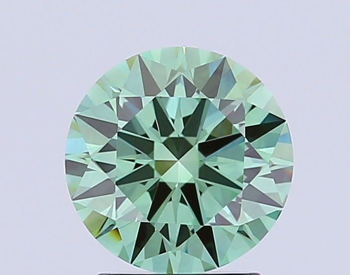 Loose Diamond - ROUND 2.04ct Fancy Vivid Green VVS2: Loose Diamond - ROUND 2.04ct Fancy Vivid Green VVS2 Source: This is a real non-mined Diamond that has been grown in a lab Shape: ROUND Carats: 2.04 Color: Fancy Vivid Green Certification: IGI Video: