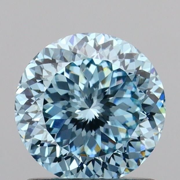Loose Diamond - ROUND 1.07ct Fancy Intense Blue VVS2: Loose Diamond - ROUND 1.07ct Fancy Intense Blue VVS2 Source: This is a real non-mined Diamond that has been grown in a lab Shape: ROUND Carats: 1.07 Color: Fancy Intense Blue Certification: IGI Additi