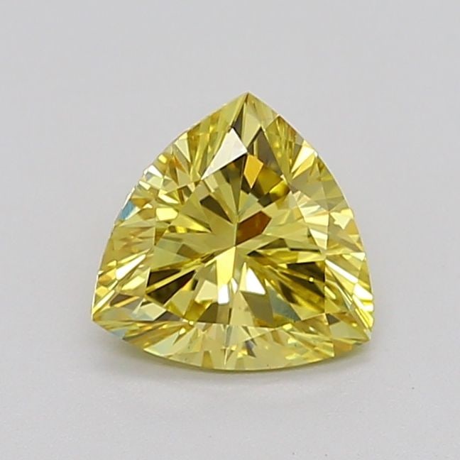 Loose Diamond - TRIANGULAR 1.21ct Fancy Yellow VS1: Loose Diamond - TRIANGULAR 1.21ct Fancy Yellow VS1 Source: This is a real non-mined Diamond that has been grown in a lab Shape: TRIANGULAR Carats: 1.21 Color: Fancy Yellow Certification: IGI Video: