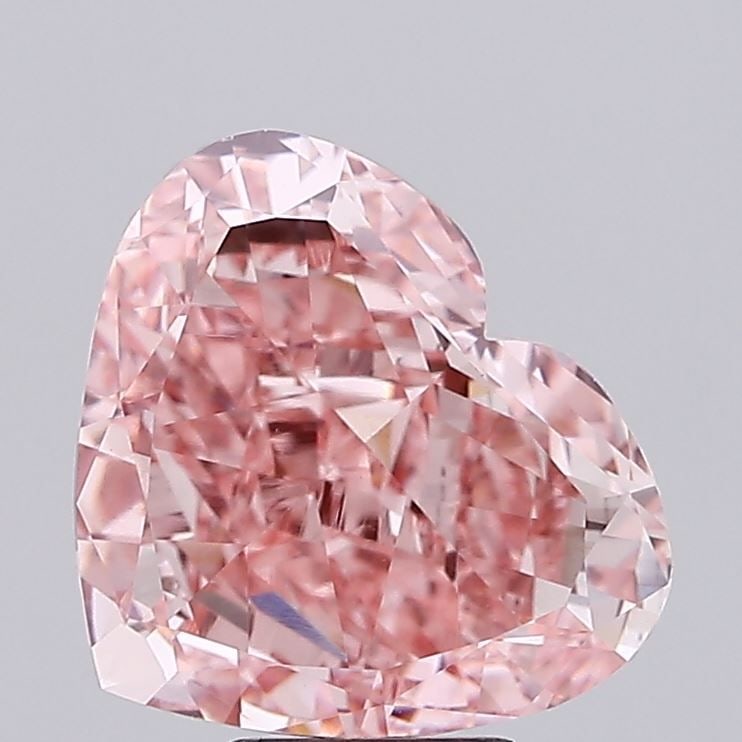 Loose Diamond - HEART 7.02ct Fancy Vivid Pink VS1: Loose Diamond - HEART 7.02ct Fancy Vivid Pink VS1 Source: This is a real non-mined Diamond that has been grown in a lab Shape: HEART Carats: 7.02 Color: Fancy Vivid Pink Certification: IGI Video: