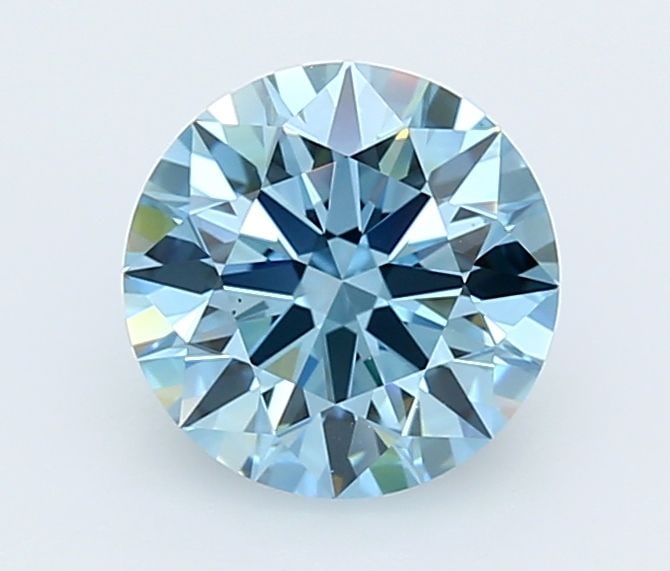 Ideal Loose Diamond - ROUND 2.02ct Fancy Intense Blue VS1: Ideal Loose Diamond - ROUND 2.02ct Fancy Intense Blue VS1 Source: This is a real non-mined Diamond that has been grown in a lab Shape: ROUND Carats: 2.02 Color: Fancy Intense Blue Certification: IGI V