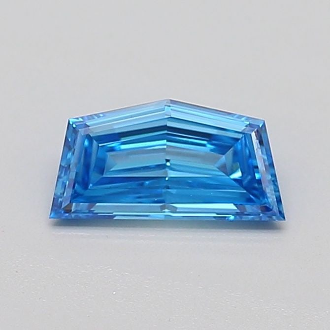 Loose Diamond - PENTAGONAL 0.56ct Fancy Vivid Blue VS1: Loose Diamond - PENTAGONAL 0.56ct Fancy Vivid Blue VS1 Source: This is a real non-mined Diamond that has been grown in a lab Shape: PENTAGONAL Carats: 0.56 Color: Fancy Vivid Blue Certification: IGI
