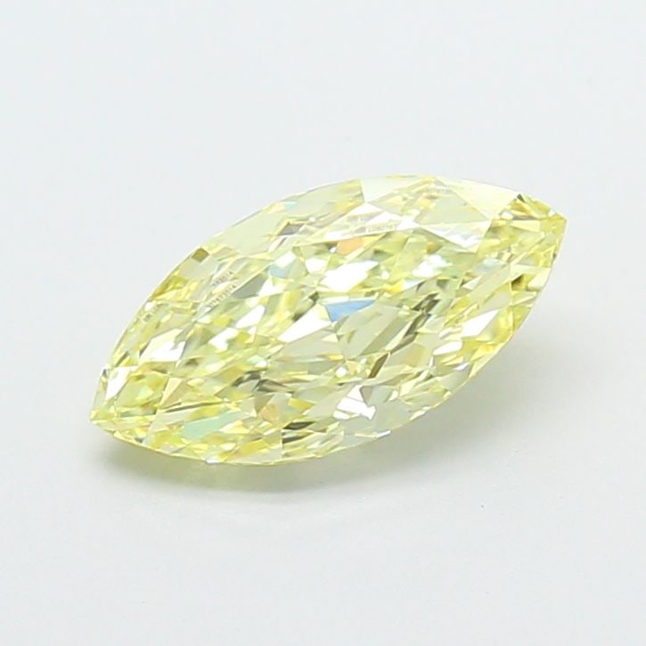 Loose Diamond - MARQUISE 1.13ct Fancy Yellow VVS2: Loose Diamond - MARQUISE 1.13ct Fancy Yellow VVS2 Source: This is a real non-mined Diamond that has been grown in a lab Shape: MARQUISE Carats: 1.13 Color: Fancy Yellow Certification: IGI Video: