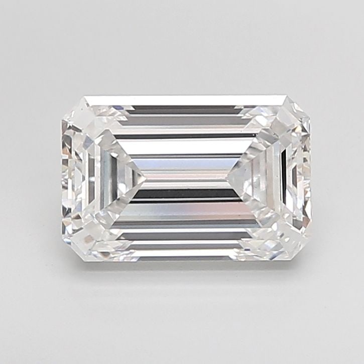 Loose Diamond - EMERALD 4.6ct E VS1: Loose Diamond - EMERALD 4.6ct E VS1 Source: This is a real non-mined Diamond that has been grown in a lab Shape: EMERALD Carats: 4.6 Color: E Clarity: VS1 Certification: IGI Video: