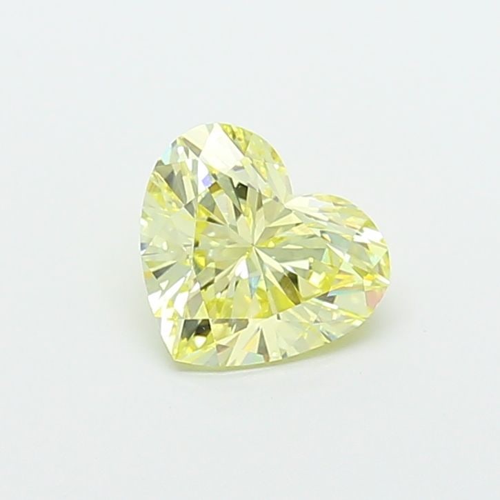 Loose Diamond - HEART 1.52ct Fancy Yellow VVS2: Loose Diamond - HEART 1.52ct Fancy Yellow VVS2 Source: This is a real non-mined Diamond that has been grown in a lab Shape: HEART Carats: 1.52 Color: Fancy Yellow Certification: IGI Video: