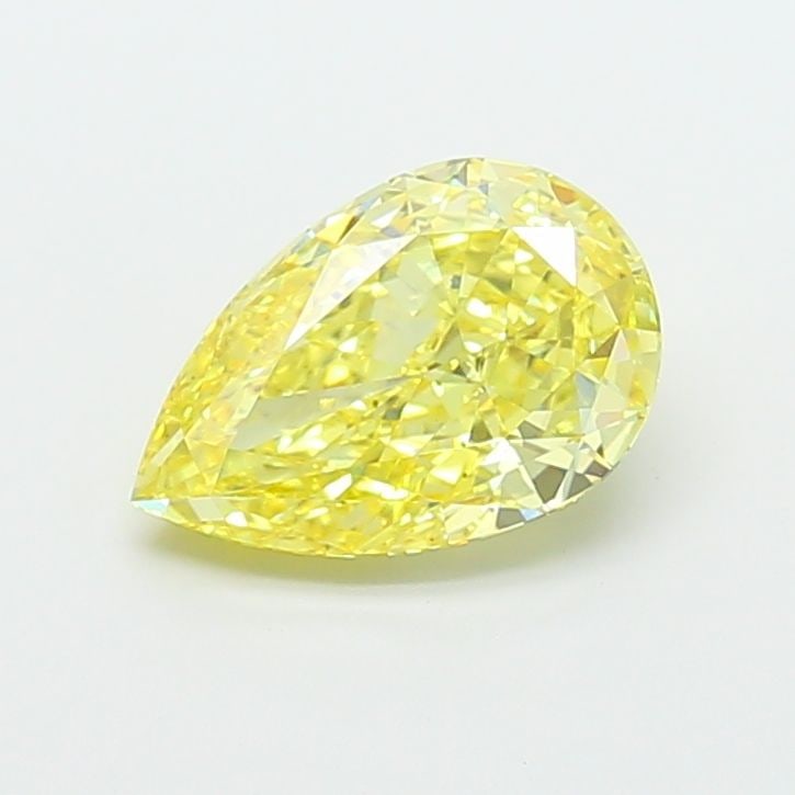 Loose Diamond - PEAR 2.52ct Fancy Intense Yellow VS2: Loose Diamond - PEAR 2.52ct Fancy Intense Yellow VS2 Source: This is a real non-mined Diamond that has been grown in a lab Shape: PEAR Carats: 2.52 Color: Fancy Intense Yellow Certification: IGI Video