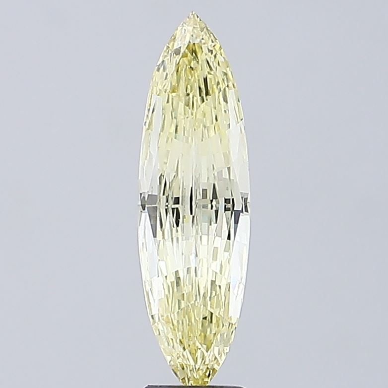 Loose Diamond - MARQUISE 3.27ct Fancy Light Yellow VVS2: Loose Diamond - MARQUISE 3.27ct Fancy Light Yellow VVS2 Source: This is a real non-mined Diamond that has been grown in a lab Shape: MARQUISE Carats: 3.27 Color: Fancy Light Yellow Certification: IGI 