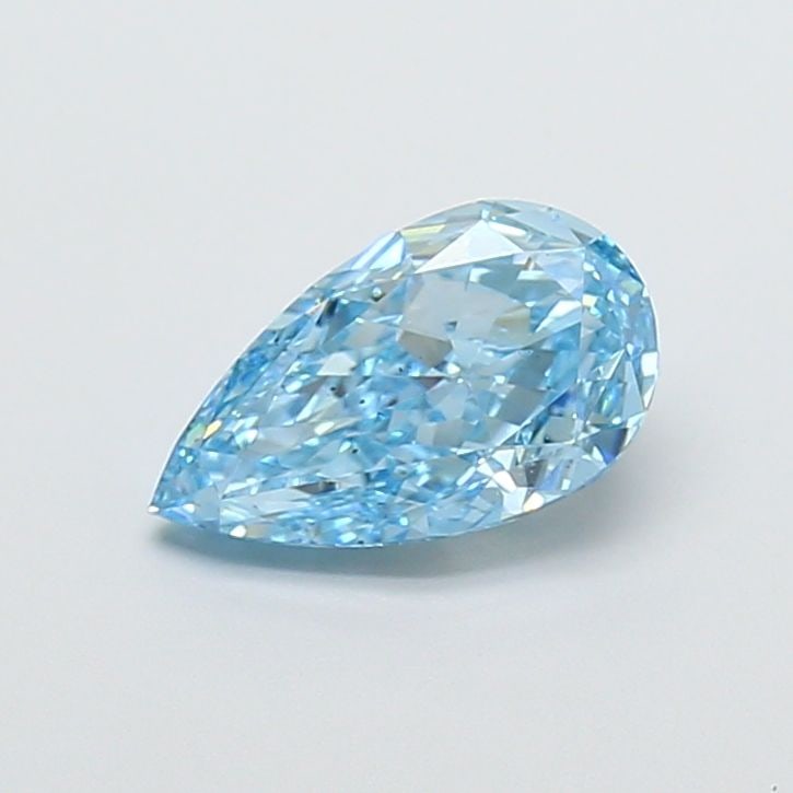 Loose Diamond - PEAR 1.73ct Fancy Vivid Blue VS2: Loose Diamond - PEAR 1.73ct Fancy Vivid Blue VS2 Source: This is a real non-mined Diamond that has been grown in a lab Shape: PEAR Carats: 1.73 Color: Fancy Vivid Blue Certification: IGI Video: