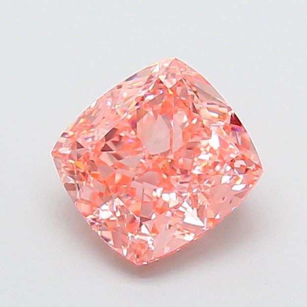Loose Diamond - CUSHION MODIFIED 2.02ct Fancy Vivid Pink VS1: Loose Diamond - CUSHION MODIFIED 2.02ct Fancy Vivid Pink VS1 Source: This is a real non-mined Diamond that has been grown in a lab Shape: CUSHION MODIFIED Carats: 2.02 Color: Fancy Vivid Pink Certific