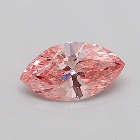 Loose Diamond - MARQUISE 0.39ct Fancy Vivid Pink VS2: Loose Diamond - MARQUISE 0.39ct Fancy Vivid Pink VS2 Source: This is a real non-mined Diamond that has been grown in a lab Shape: MARQUISE Carats: 0.39 Color: Fancy Vivid Pink Certification: IGI Video